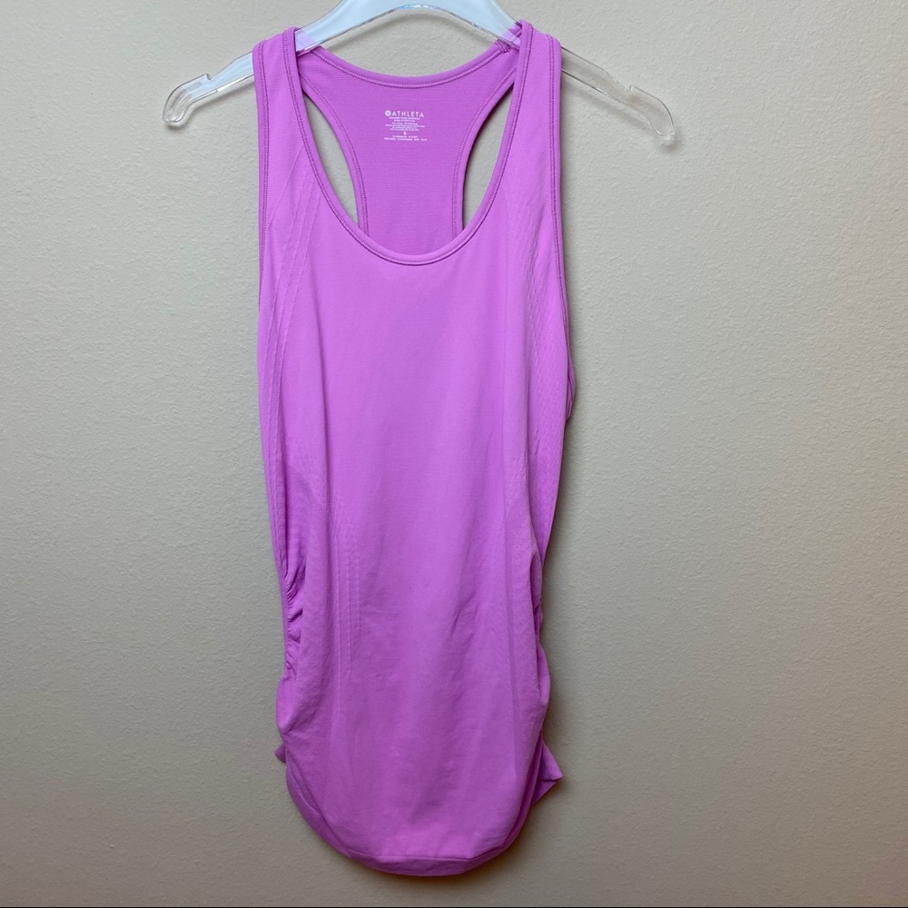 Athleta | Seamless Gathered Tank in Purple